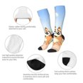 thumbnail image 3 of Masiiu Bluey Print Adult Crew socks, Comfortable Novelty Colorful Patterned, Breathable, Stylish Colorblock for Men Women, 3 of 6
