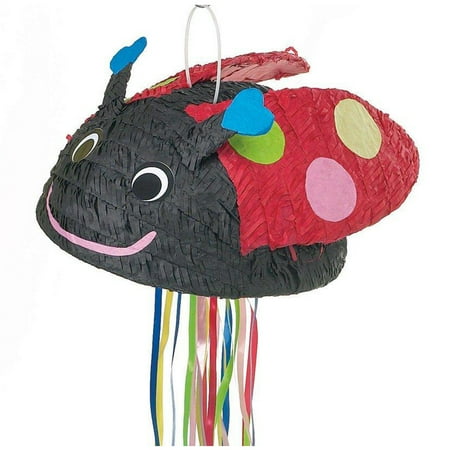 Ladybug Pull String Pinata