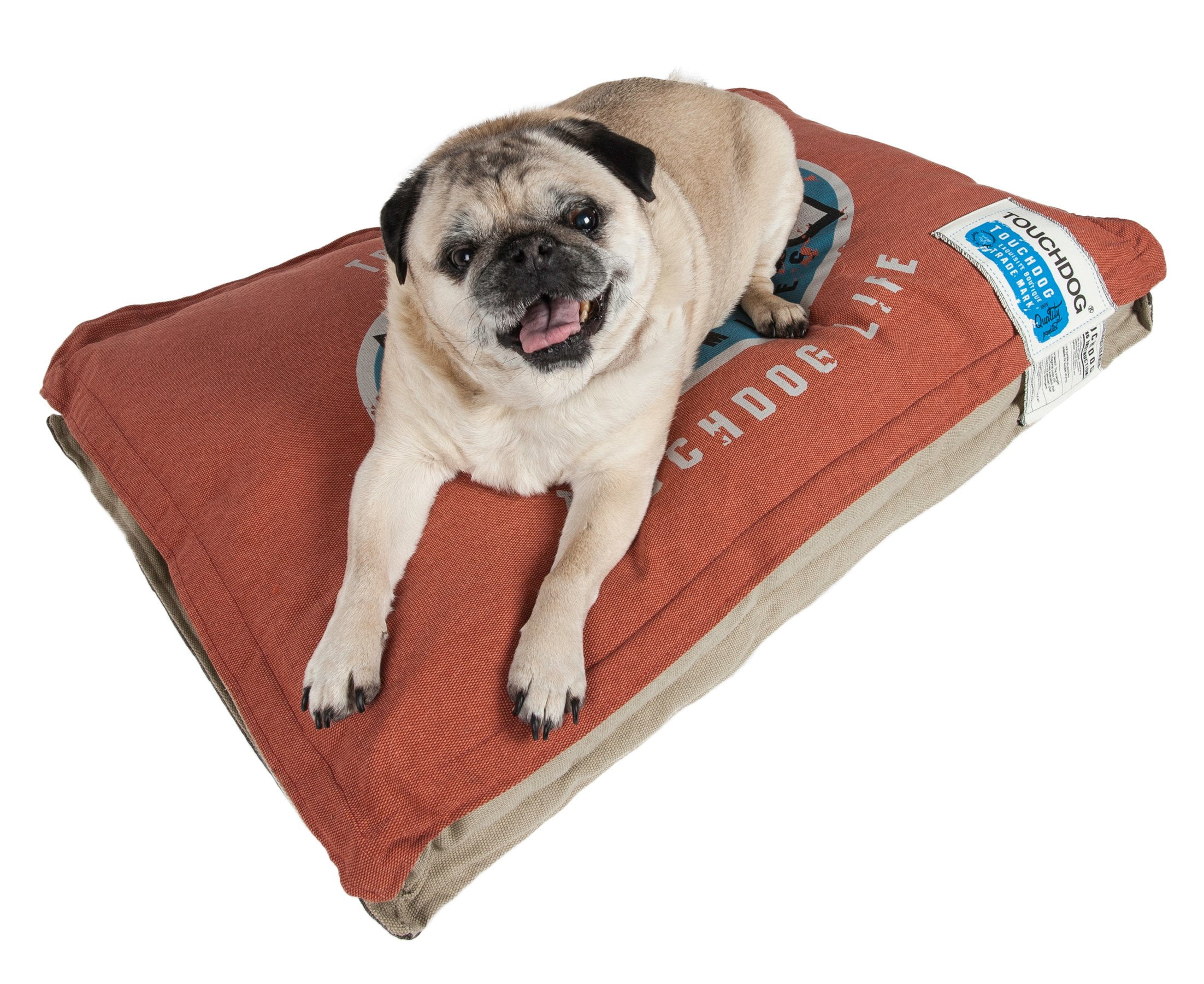Touchdog Sporty ShockStitched Reversible Rectangular Thick Dog Mat