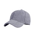 thumbnail image 1 of Sonducket El sombrero vintage de pana sólida se ajusta a un estilo único que ofrece protección solar gorra de béisbol para viajes al aire Sombreros Gris, 1 of 6
