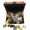 Mixed 5 Colors + Chest, variant on Seven Seas Pirates - Buccaneer Treasure Octopus Chest with Lot of 50 Shiny Gold Doubloons - Rogue`s Jewelry Cache Filled Coins for Pretend Games