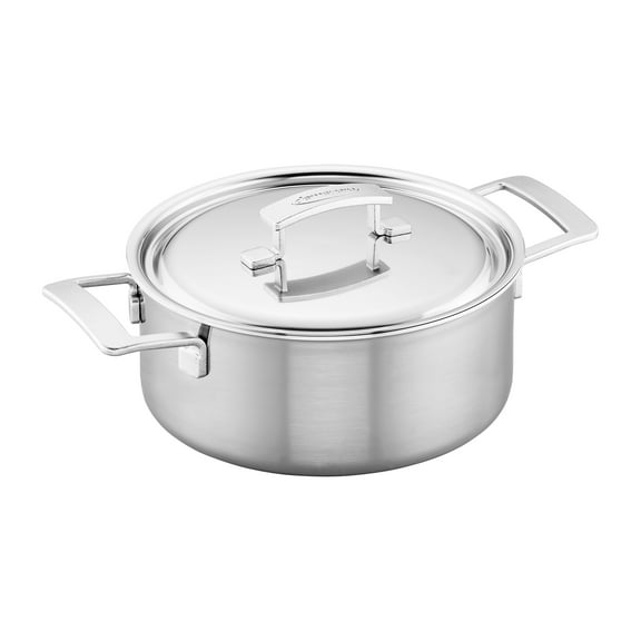 Demeyere Industry 5-Ply 5.5-qt Stainless Steel Dutch Oven