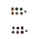 thumbnail image 1 of 14 piezas de dados de múltiples caras para DND, enseñanza de matemáticas, juegos de , suministros de casino, 1 of 9