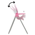 thumbnail image 2 of Cotton Candy Pink Foodie Doll Highchair in Grey Polka Dots, Fits Dolls Up to 21", 2 of 5