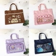 thumbnail image 3 of Cute Cartoon Printing Laptop Briefcase Portable Tote Bag For Student Book Storage Bag Handbag 14, 3 of 6