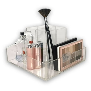 Impressions Vanity Hair Caddy Acrylic Organizer, Display Case for All Hair Care Products, Heavy Duty Vanity Organizers for Brushes and Skin Product