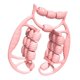 thumbnail image 1 of Rodillo muscular sostenido a mano para las piernas Equipo de herramientas de de 24 ruedas para cintura Rosa, 1 of 8