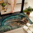 thumbnail image 5 of JML Doormat, Non-Slip Indoor Outdoor Rug Mats for Porch Entry Way, Floor Mat for Bathroom/Kitchen, (16"x24") - Mermaid, 5 of 7