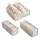 thumbnail image 1 of Organizador de ropa interior, juego de 3 organizadores de ropa interior plegables con divisor de cajón, organizador de almacenamiento beige, 1 of 5