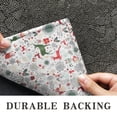 thumbnail image 6 of White Christmas Deer and Gift Pattern Door Rugs,Washable Non Slip Door Mats Indoor,Decorative Door Mats,Entry Mat Indoor for Entrance,Bedroom,Kitchen,Bathroom,17"x30", 6 of 6