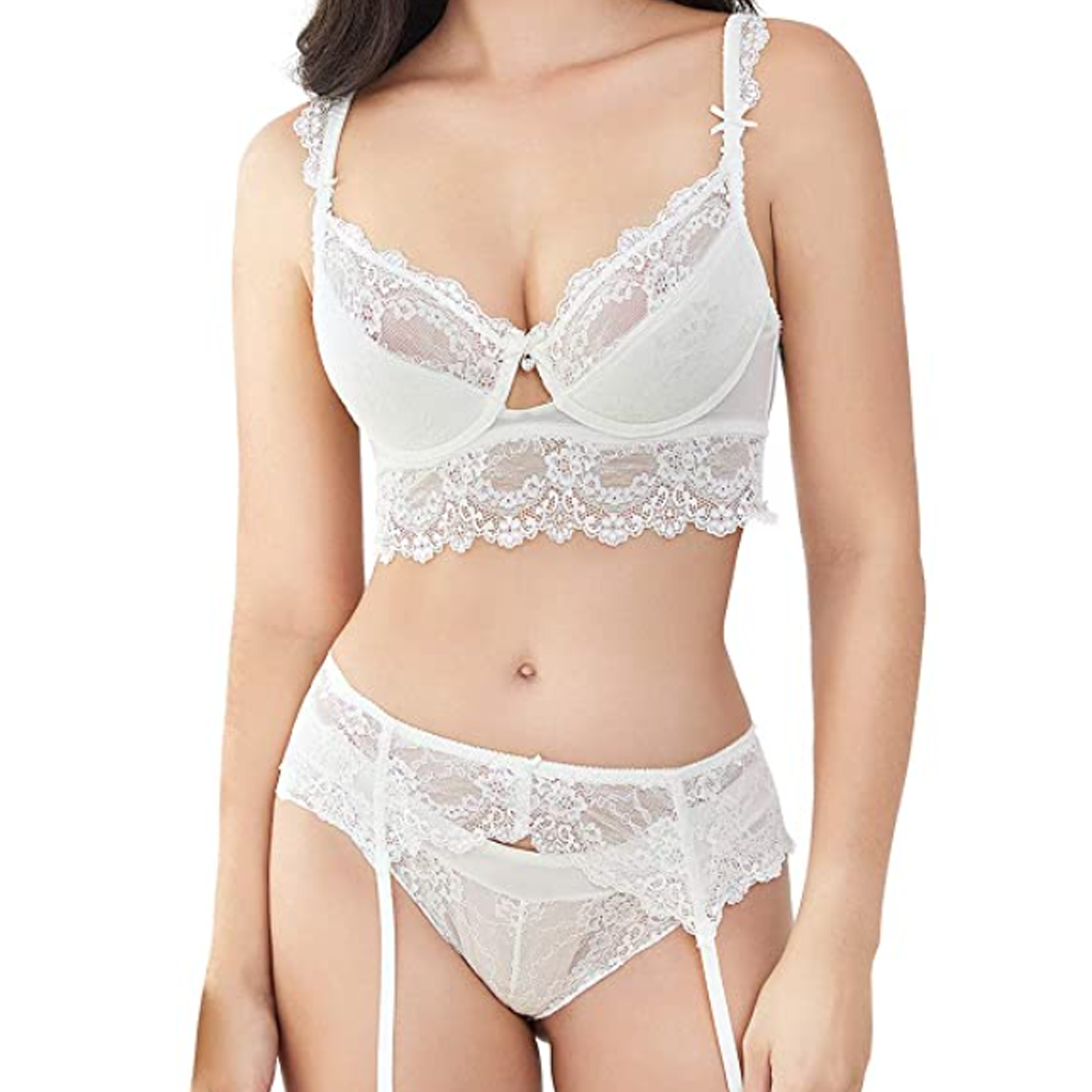 2 pieces lingerie set, Include: Bra + Panties. Bridal lingerie, Wedding  Lingerie