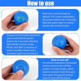 thumbnail image 5 of Interactive Cat Toys 2.0,Smart Self Rolling Ball Cat Toy with Colorful Light,USB Rechargeable,Automatic Power Cat Moving Rotating Ball for Bored Indoo, 5 of 5