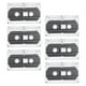 thumbnail image 5 of 4 cintas de casete de audio en blanco para decoración de pared, accesorio artesanal vacío, 5 of 6