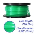 thumbnail image 5 of Autofeed String Trimmer Line Spools SF-080 Fit for Black & Decker GH3000 GH3000R LST540 LST540B, 20ft, 0.08in, 3 Pack, 5 of 6