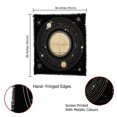 thumbnail image 2 of Indian Consigners Solar System Sun, Star & Moon Altar Cloth Witchcraft Alter Tarot Spread Top Cloth Spiritual 36 Inches sacred cloth Top Cloth (Solar System), 2 of 7