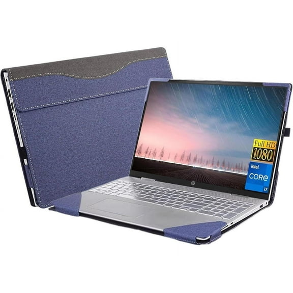 Laptop Cover Case for 17.3 inch HP Laptop 17s-cu 17-cn 17t-cn 17-cp 17z-cp / HP 470 G8 G9 G10 / HP ENVY Laptop 17-cr 17t-cr 17-ch 17-cg 17t-cw with Pen Holder and Heat Dissipation Hole