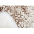 thumbnail image 5 of Unique Loom 3147082 5 x 5 ft. Larvotto Sofia Round Rug, Brown, 5 of 5