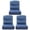 Blue, variant on Bellefurn Outdoor Seat Cushions 22 X 24 X 6 inch for Patio Furniture,Outdoor Chair Cushions Outdoor Deep Seat Cushion with Water Resistant & Removable Cover Patio Cushions for Wicker Chair,Sofa,Couch