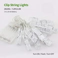 thumbnail image 6 of LED Photo Clip Copper String Lights,33ft 80 LED Starry Fairy Warm White Lights Battery Powered for Hang Pictures Cards Bedroom Wall Decorations, 6 of 7