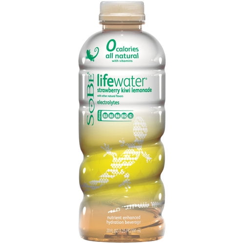 SoBe Life Water Strawberry Kiwi Lemonade Beverage, 20 Fl. Oz. Walmart