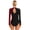 Burgundy, variant on iEFiEL Womens Glitter Rhinestones Leotard Long Sleeve Bodysuit for Gymnastics Dance Figure Skating