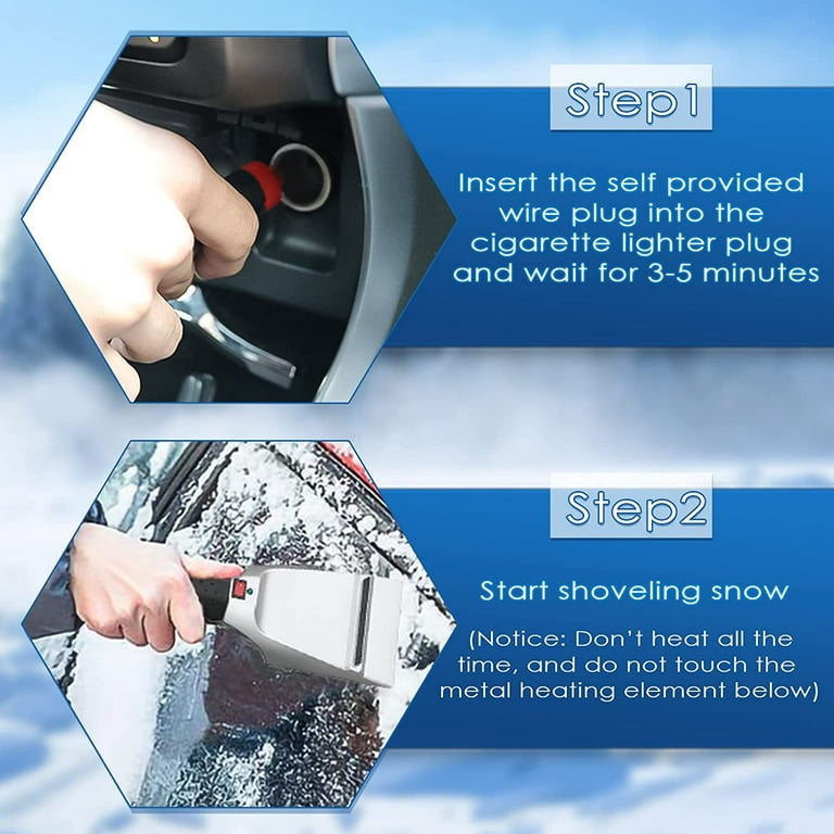 Car Ice Scraper 12V Electric Heated Spade Tool Car Equipment Snow Shovel  Winter