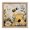 Yellow, variant on Bee Craft Kit with Fabric Shapes for Handmade Wall Art, 3D Texture DIY Project for Beginners, Cheerful Bumblebee Decor Build for Farmhouse Shelves and Summer Porch Displays