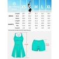 thumbnail image 2 of ALove Womens Tennis Outfit Sports Dresses with Simple Shorts and Pockets and Soft Bras V Neck Splicing Skirt Hem Racerback Golf Outfits, 2 of 8
