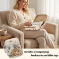 thumbnail image 3 of ZUXONGSY Mandala Butterfly Print Bible Cover for Women Quilted Bible Bag Lightweight Handbag with Pen Slots Scripture Bag for Daily Use, 3 of 7
