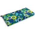 thumbnail image 1 of 45-inch by 19-inch Outdoor Spun Polyester Loveseat Cushion - Luxury Azure, 1 of 1