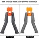thumbnail image 2 of Soft Bullet Gun Folding Foldable Rifle Bipod Support Stand Tactical Accessory for Toy Gun, 2 of 4