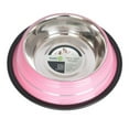 thumbnail image 1 of Color Splash Stripe Non-Skid Pet Bowl 8 oz - Pink, 1 of 1