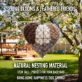 thumbnail image 2 of 2026 New Handmade Alpaca Fiber Bird Nesting Heart, Bird Nesting Material Holder, Refillable Birds Heart Shape Hummingbird Nesting, Winter Fowl Gifts Animal Hummingbirds Lovers Home Garden Yard (2), 2 of 12