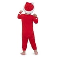 thumbnail image 3 of The Grinch Christmas Baby Red Coverall and Santa Hat, Sizes 0/3M-24M, 3 of 7