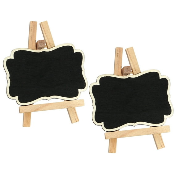 Masteelf  3 Pcs Board Small Chalkboard Signs Mini Place Cards Office