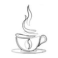 thumbnail image 1 of Taza de café arte de pared de metal decoración de pared de regalo coleccionable, adorno colgante para la sala de estar de dormitorio interior, 1 of 7