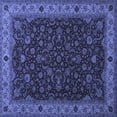 thumbnail image 1 of Ahgly Company Machine Washable Indoor Square Persian Blue Traditional Area Rugs, 8' Square, 1 of 4