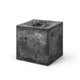 thumbnail image 2 of Contemporary Home Living 7.85" Black Square 4-Wick Solid Pillar Candle, 2 of 2