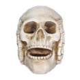 thumbnail image 4 of Halloween Themed Resin Skull Cover Ears Table For Halloween Indoor Decorations, 4 of 4