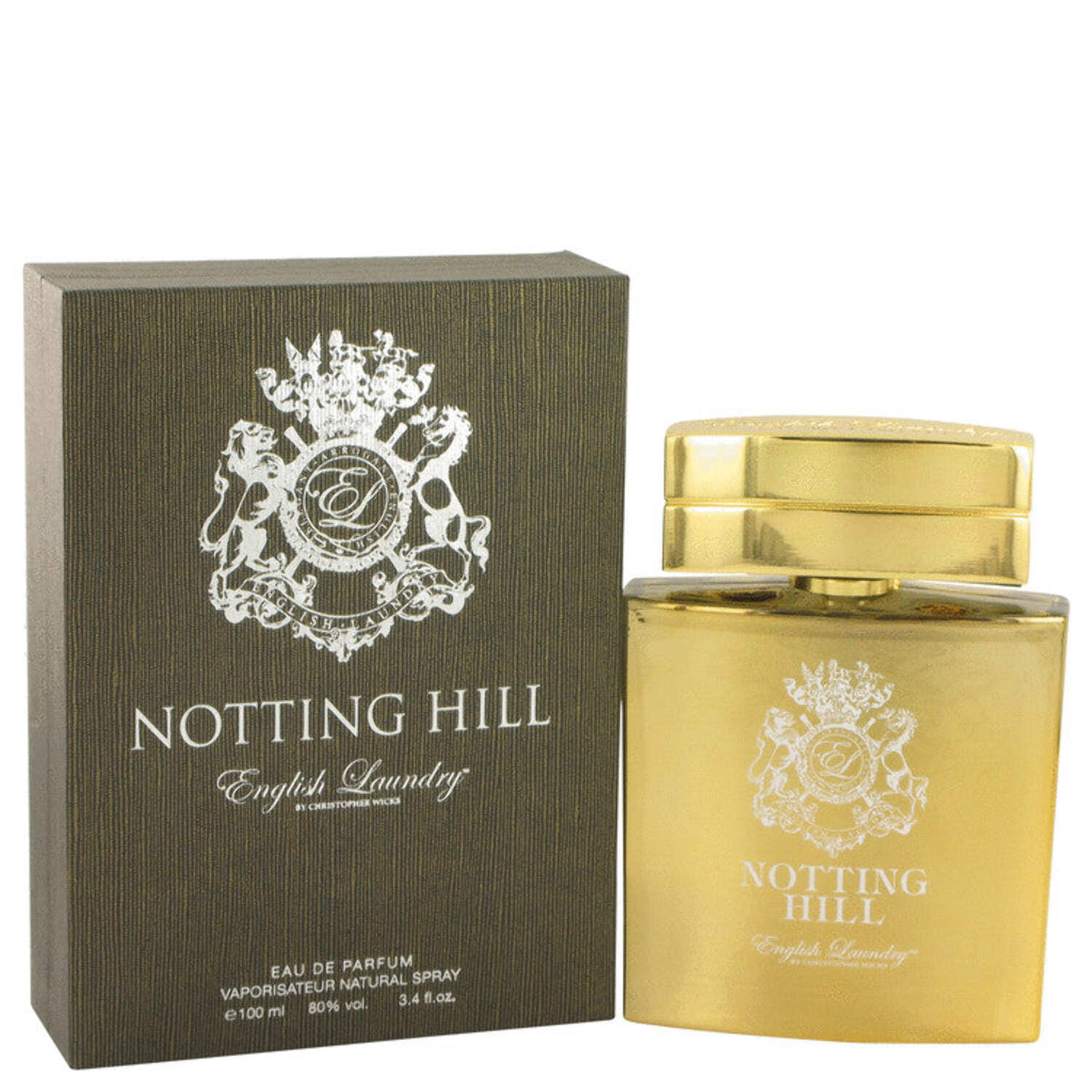 English Laundry Notting Hill Eau De Parfum Spray, Cologne for Men, 3.4 Oz.