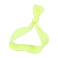 thumbnail image 2 of Anneau de Cheveux Sans Couture Haute Élasticité Noué Ajustable Porte-Queue Accessoires Multicolores Jaune Fluorescent, 2 of 6