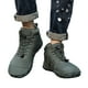 thumbnail image 1 of Zapatos Algodón para Al Aire Libre para Hombres Y Mujeres Botas Cálidas Terciopelo Botas Antideslizantes Resistentes Al Desgaste 1699 (Army Green 46), 1 of 9