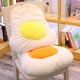 thumbnail image 4 of 1 cojín de huevo escalfado de peluche corto, cojín decorativo para sofá, recuerdo de fiesta para casa, coche, amarillo, 30 cm, 4 of 7