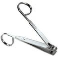 thumbnail image 2 of EZ Grip Nail Clipper Set, 2 Pack, Stainless Steel, Scissor Grip, Fingernail and Toenail Clippers, 2 of 4