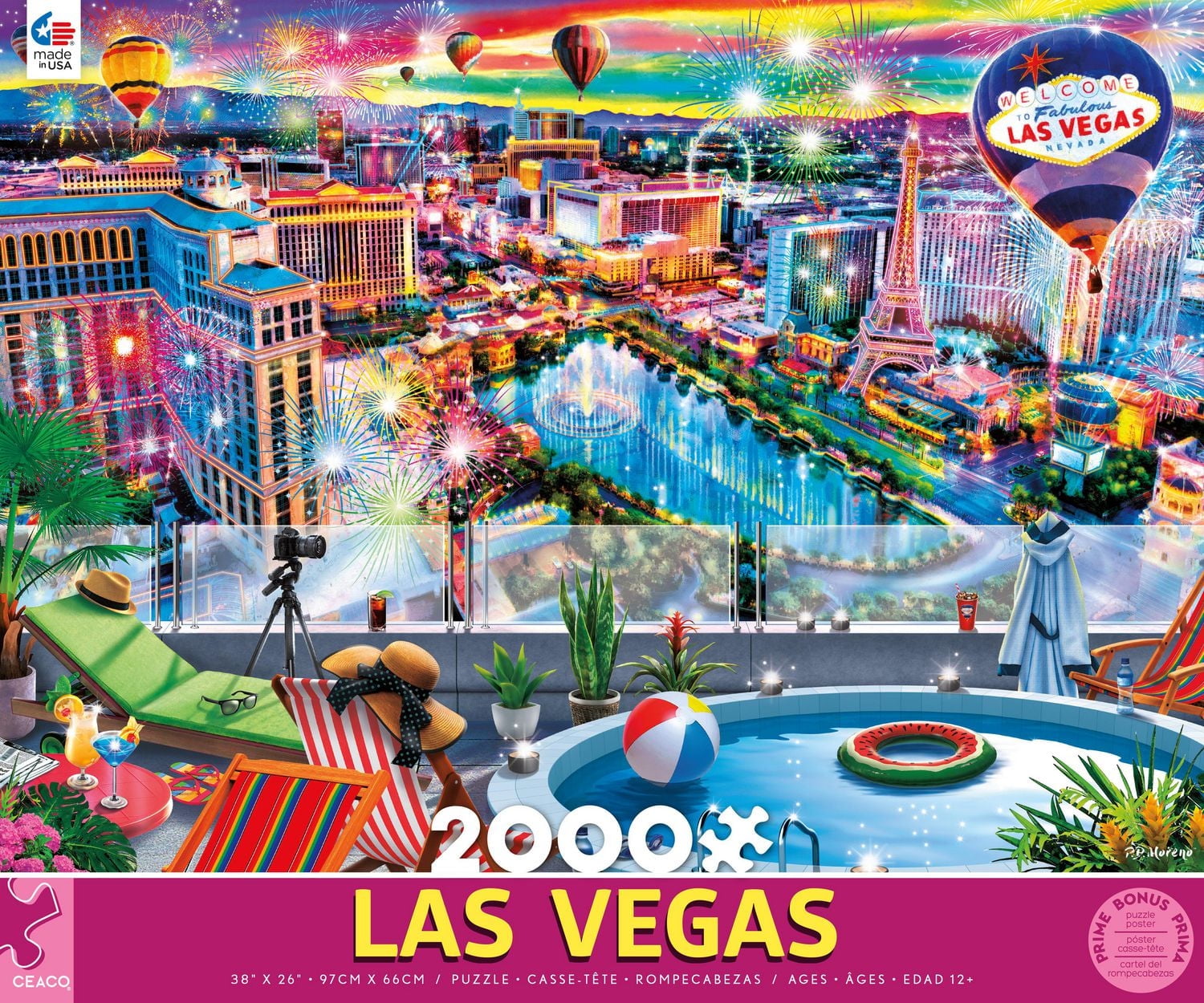 Ceaco - Las Vegas - Puzzle 2000 pièces