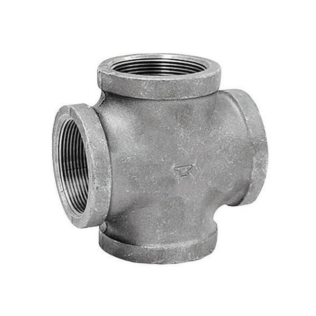 Cross Anvil de 1/2 pulgada. FPT X 1/2 pulgada. FPT 1/2 pulgada. Hierro FNPT