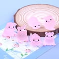 thumbnail image 1 of YAOMOBB Mini Portrait Luminous Pig Miniature Statue Set Exquisite Carving Technology for Fairy Garden Landscape, 1 of 6