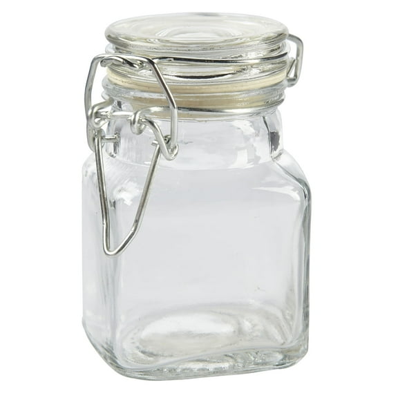 24 Pack: Glass Square Apothecary Jar by Ashland