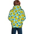 thumbnail image 2 of KLL Unisex Kids Boys Girls Hooded Pocket Pullover Hoodies-Lemon1, 2 of 6