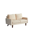 thumbnail image 5 of Tcbosik Small Couch for Bedroom, 58.3" Upholstered Loveseat Sofa for Living Room, Beige, 5 of 7